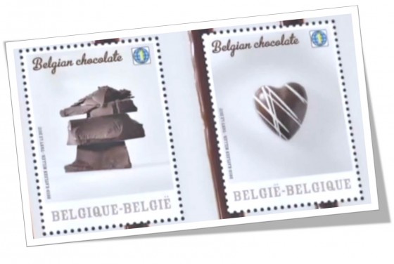 فيديو: بلجيكا تبدأ بتصنيع "طوابع بريدية" بطعم الشوكولاتة !