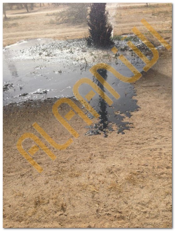 تسرب نفطي الكويت