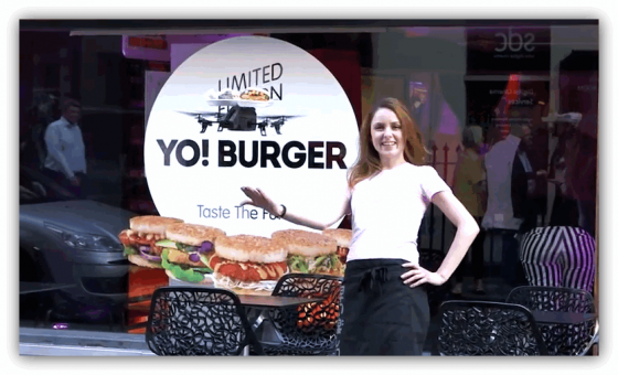 صينية طائرة لتوصيل الطعام