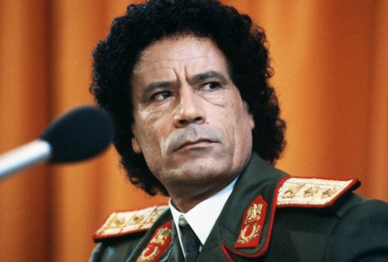 Libyan President Muammar al-Qaddafi in Moscow