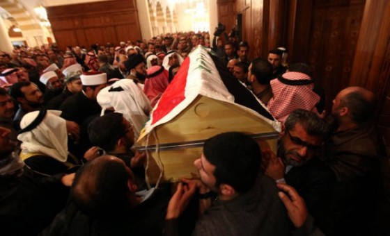 تشييع جثمان حارث الضاري