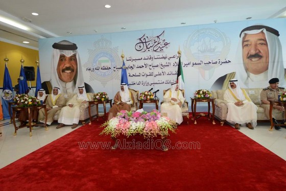 فيديو: زيارة سمو الأمير الشيخ صباح الأحمد لـ(وزارة الداخلية) في عيد الفطر 17-7-2015