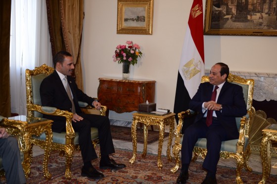 مرزوق الغانم يلتقي "عبدالفتاح السيسي"